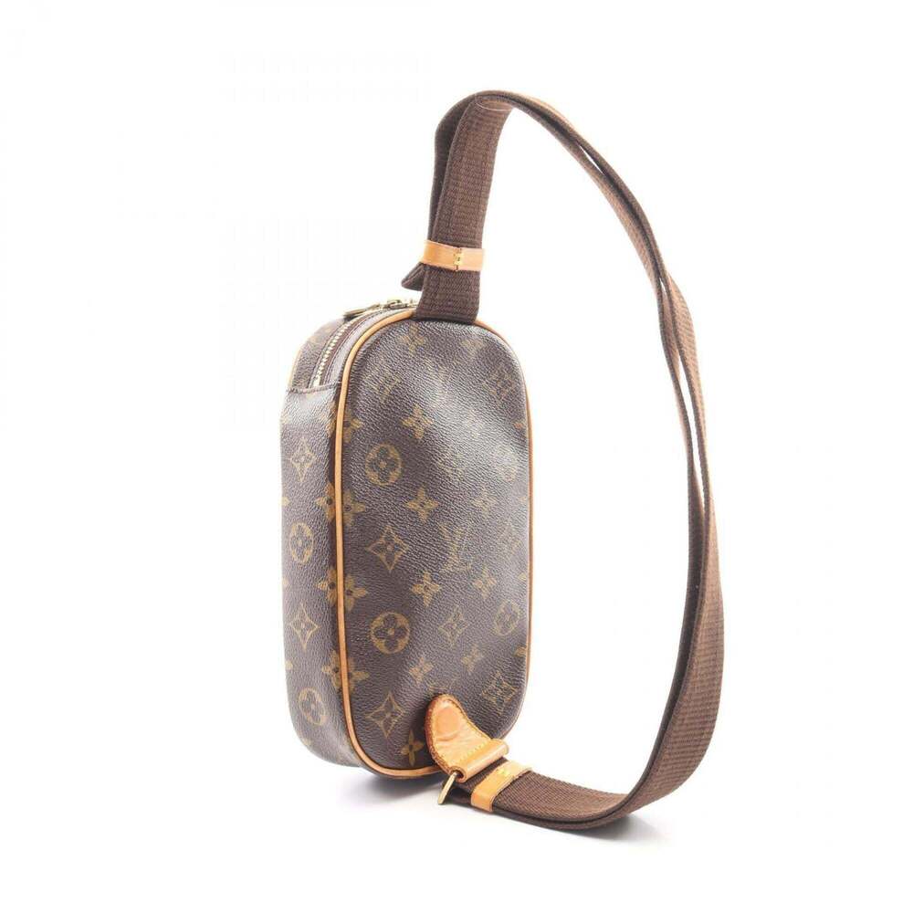 LOUIS VUITTON Brown Monogram Leather Pochette Fanny Pack - Picture 2 of 9